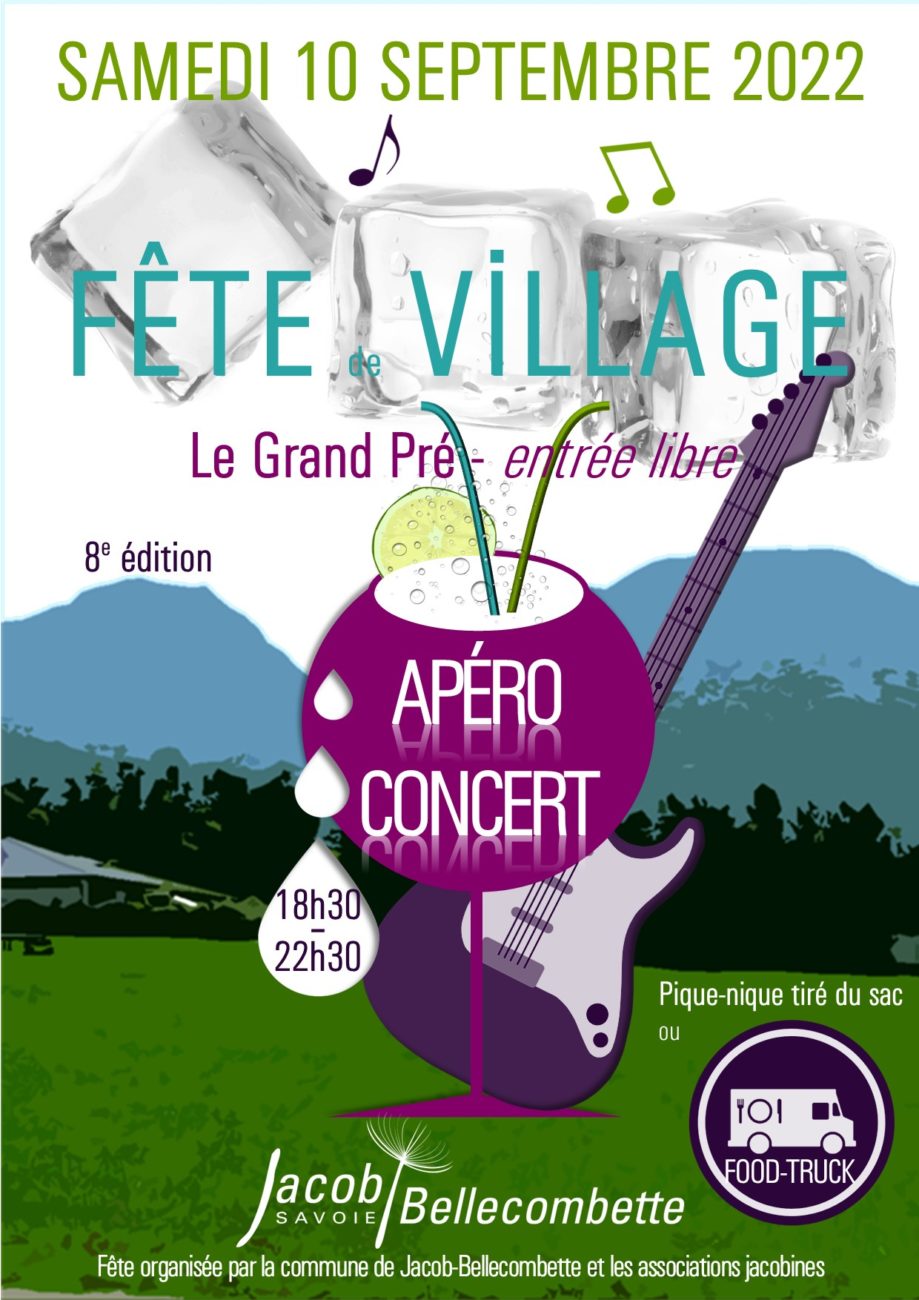 8e édition de la fête du village : apéro-concert le 10 septembre 2022