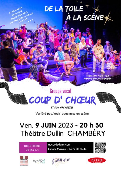 Concert Coup D’Choeur 09 juin 2023 Théâtre Dullin Chambéry