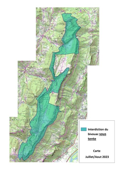 Arrêté 2023 concernant le bivouac sous tente sur la Réserve naturelle des Hauts de Chartreuse