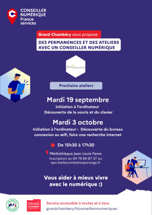 Les sessions numériques font leur rentrée à la médiathèque!