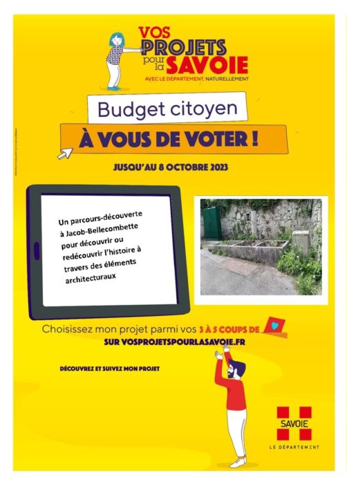 Budget citoyen et projet jacobin : à vous de voter jusqu’au 8 octobre 2023!