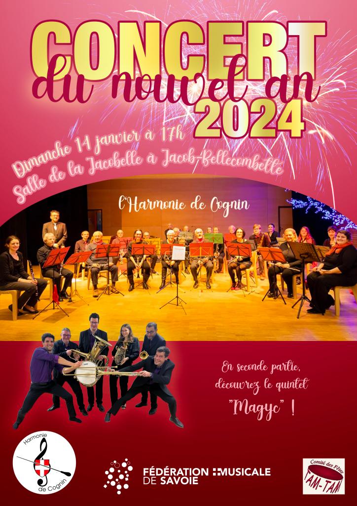 Concert du Nouvel An à la Jacobelle le 14 janvier 2024
