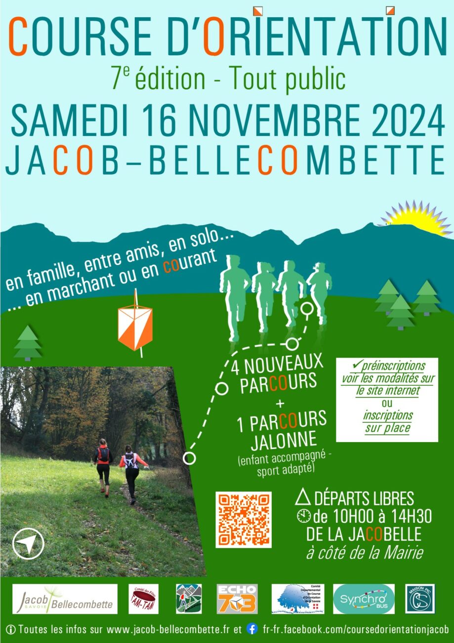 Course d’orientation de Jacob-Bellecombette le 16 novembre 2024