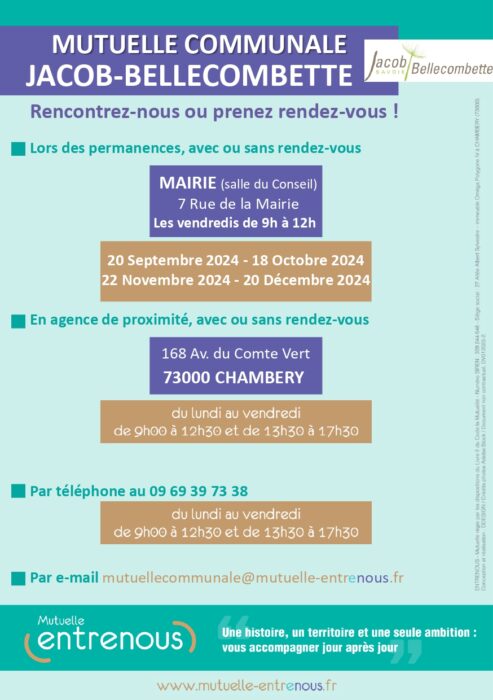 Les permanences de la Mutuelle communale