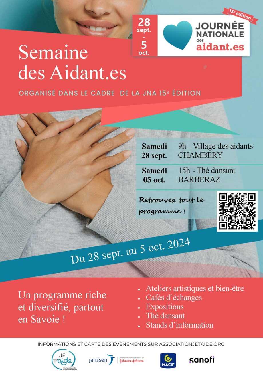 Semaine des Aidant.es du 28 septembre au 05 octobre 2024