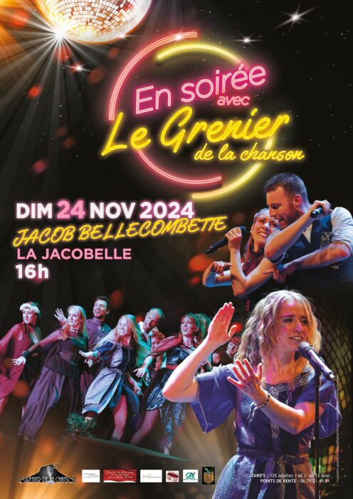 Le Grenier de la Chanson dimanche 24 novembre 2024 à 16h00 à la Jacobelle