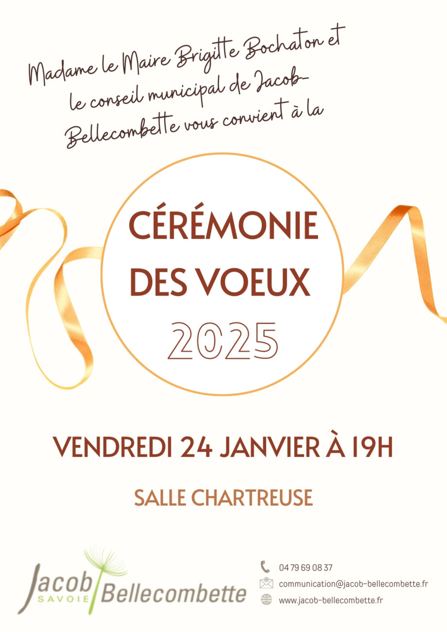 Cérémonie des vœux 2025