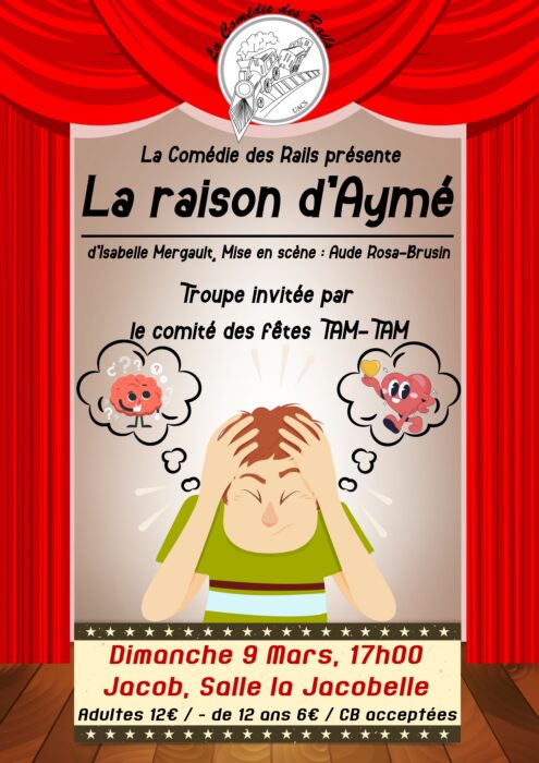 Théâtre « La raison d’Aymé » – Dimanche 9 mars 2025