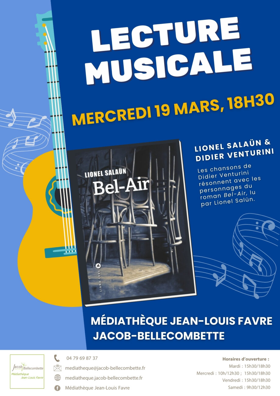 Lecture musicale à la médiathèque – Mercredi 19 mars 2025