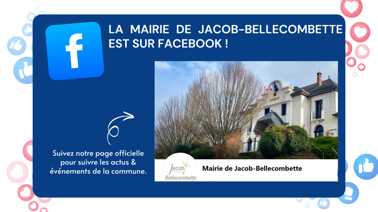 La Mairie de Jacob-Bellecombette est sur Facebook !