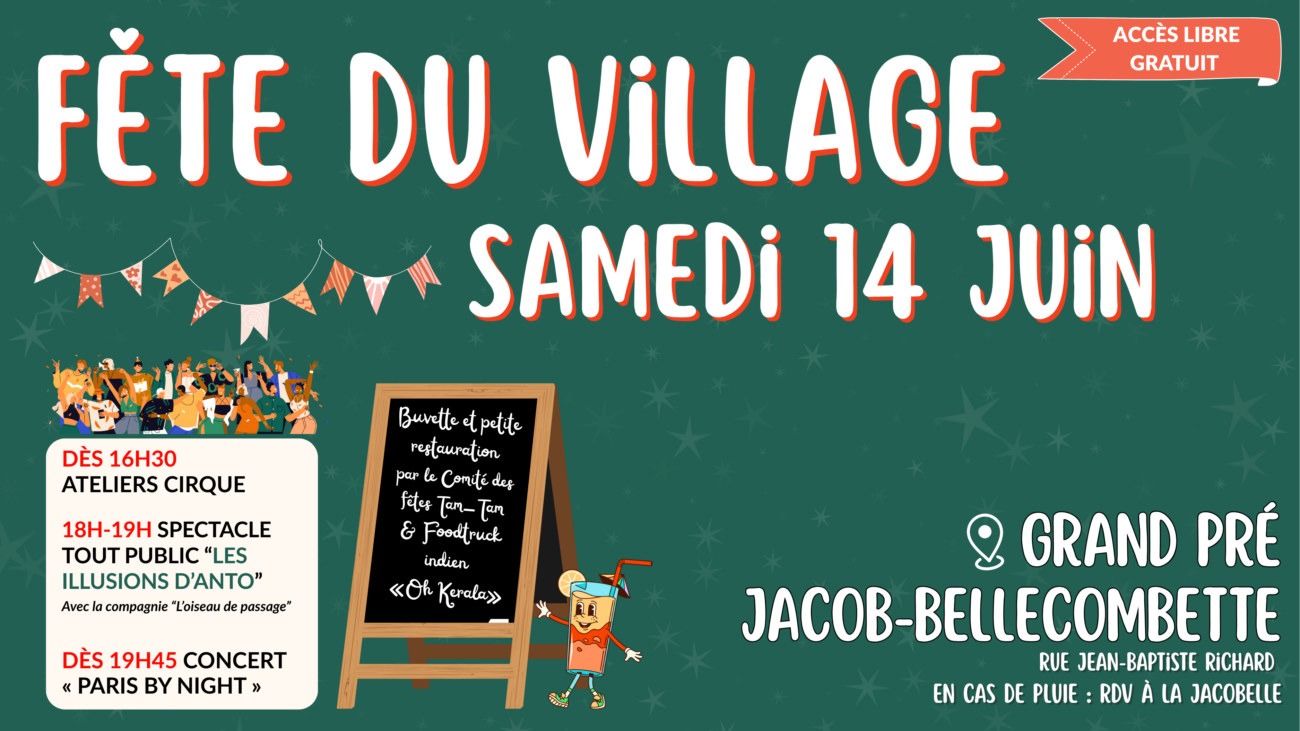 Fête du village – Samedi 14 juin