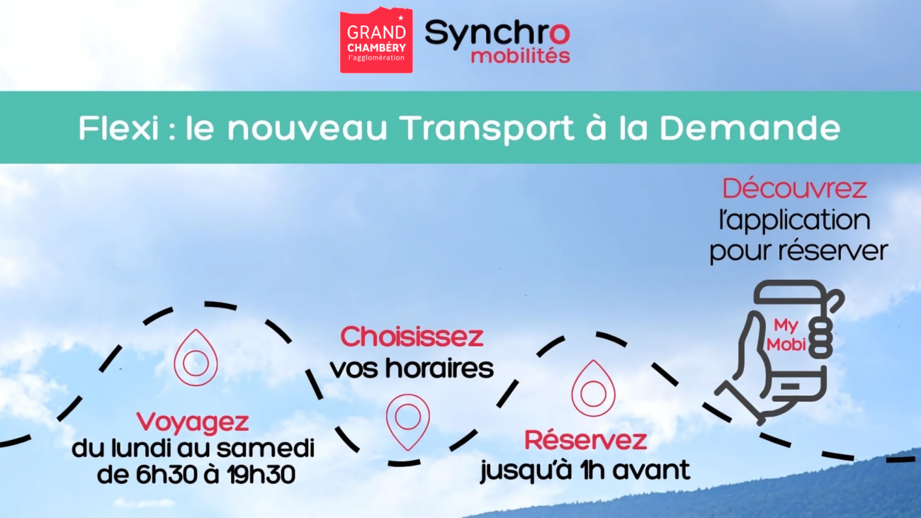 FLEXI, le transport à la demande simple et pratique