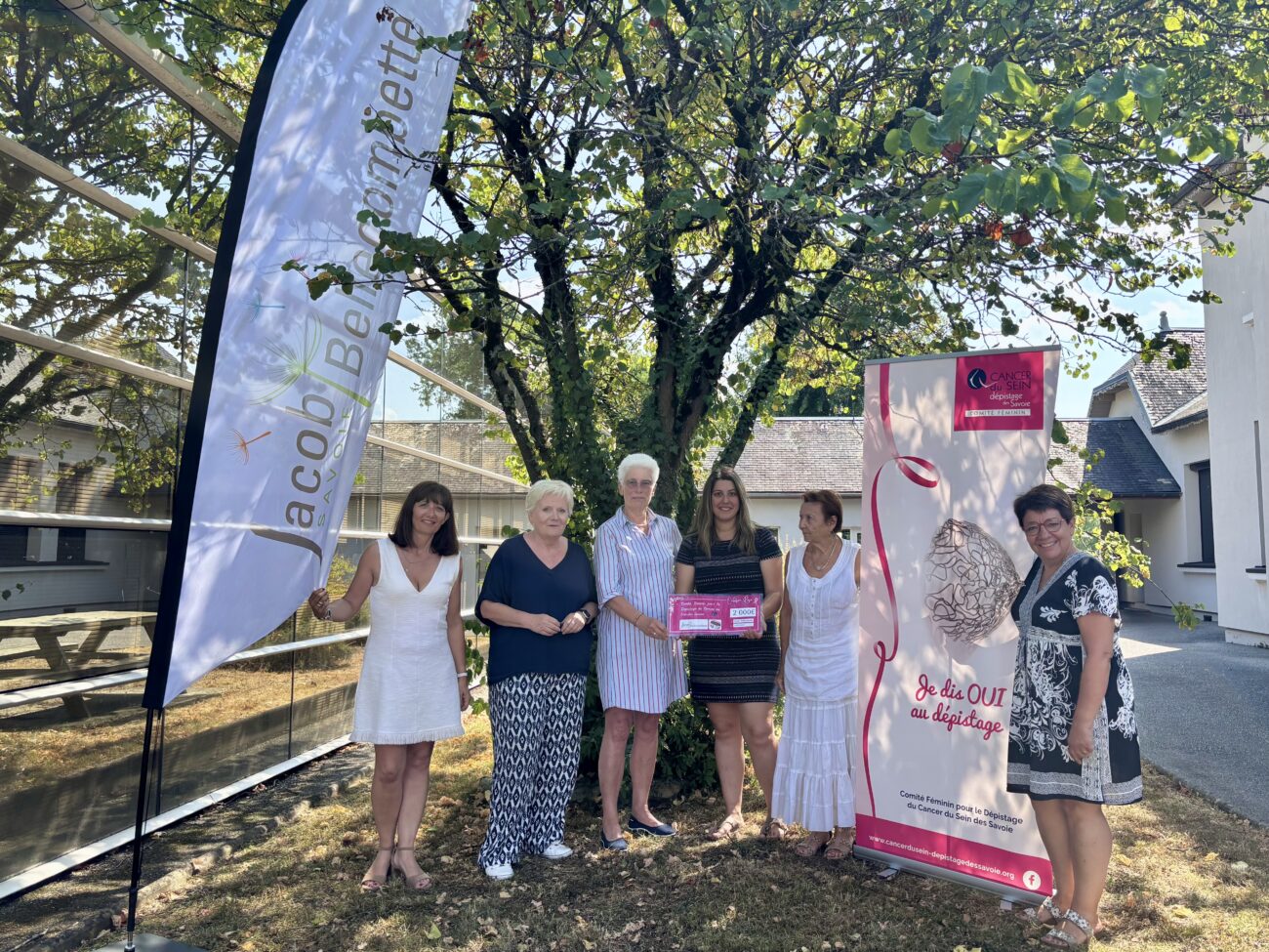 Jacob-Bellecombette s’engage contre le cancer du sein