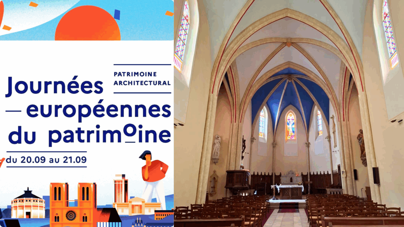 Journées européennes du patrimoine 2025 : Visite de l’église Saint-Maurice à Jacob-Bellecombette