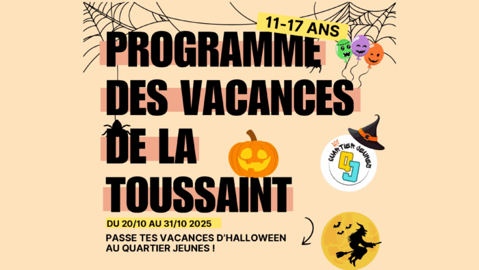 <br>Programme des Vacances de la Toussaint 2025 – SIVOM du Val d’Hyères