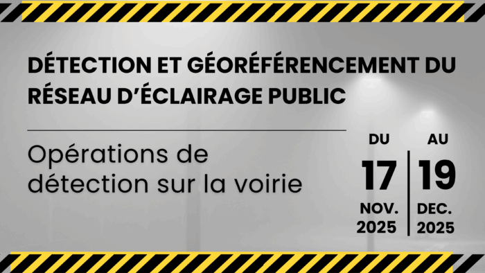 Détection et géoréférencement du réseau d’éclairage public