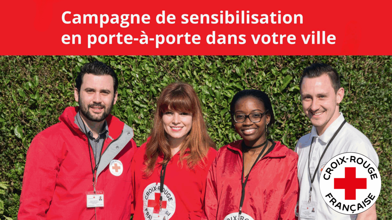 Campagne de la Croix-Rouge française à Jacob-Bellecombette