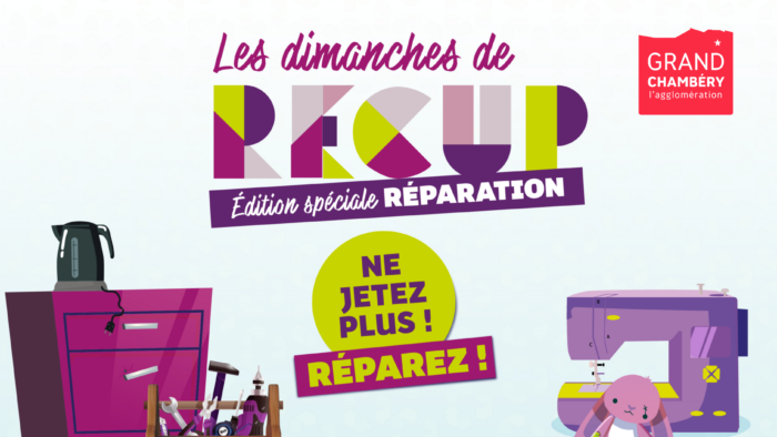 Ne jetez plus, réparez ! Le Dimanche de Récup’ revient le 26 avril