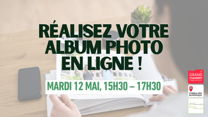 Réalisez votre album photo en ligne à la médiathèque – Mar. 12 mai