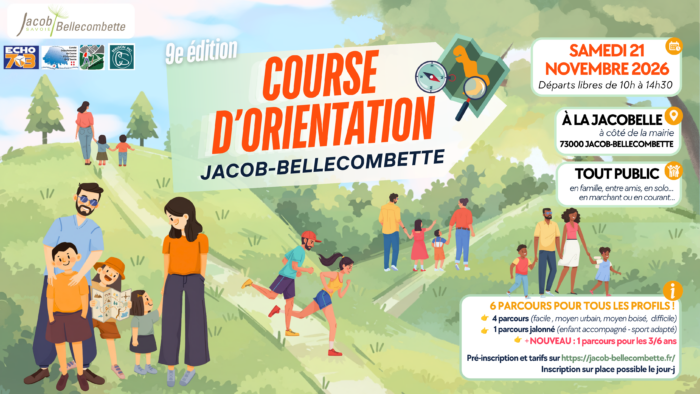 Inscrivez-vous à la Course d’orientation de Jacob-Bellecombette : 9e édition le samedi 21 novembre 2026 !