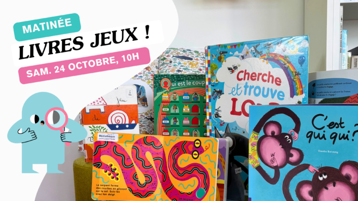 Matinée livre-jeux : à toi de jouer