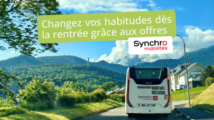 Rentrée Synchro mobilités : testez gratuitement le bus et profitez de réductions