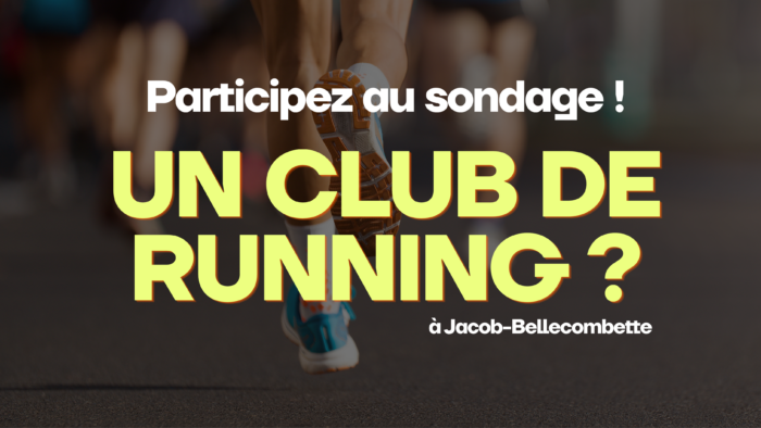 Participez au sondage : Création d’un club de running à Jacob-Bellecombette !